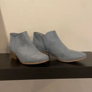 Style & Co light blue bootie